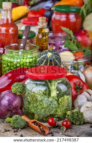 Preservation of healthy fresh fruit and vegetables