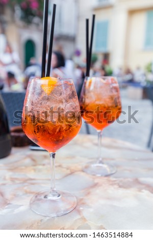 Similar – Image, Stock Photo icecube Wine glass