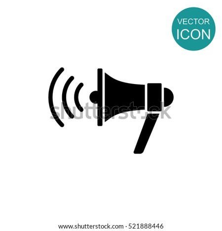 Bullhorn or megaphone icon