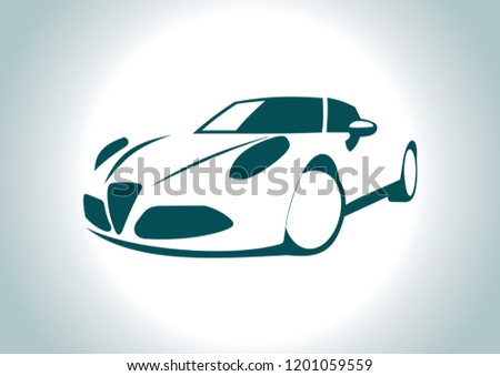 the silhouette of the car. alfa romeo.