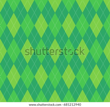 Seamless argyle plaid pattern. Traditional diamond check texture for digital textile printing. 