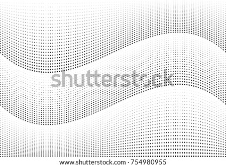 Abstract halftone wave dotted background. Monochrome grunge pattern with square.  Vector modern pop art texture for posters, sites, cover, business cards, postcards, art labels layout, stickers.