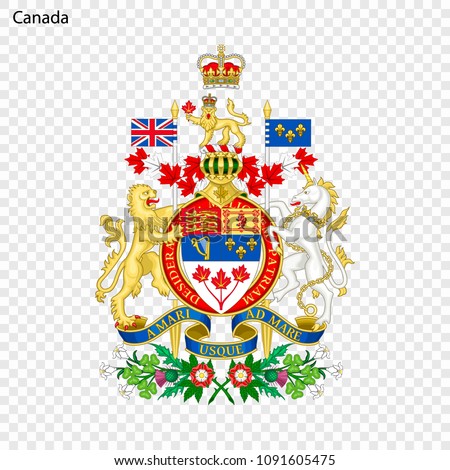 Symbol of Canada. National emblem