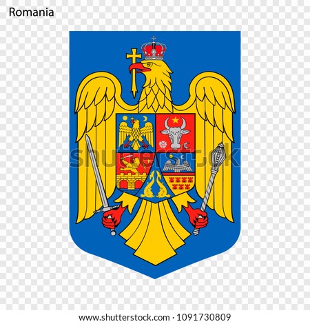 Symbol of Romania. National emblem