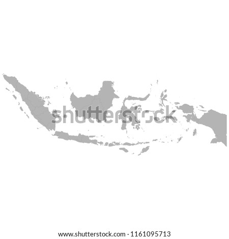 Vector Map of Indonesia | Download Free Vector Art | Free-Vectors