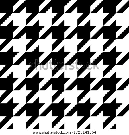 Houndstooth seamless pattern. Vector illustration