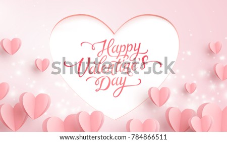 https://image.shutterstock.com/display_pic_with_logo/165631528/784866511/stock-vector-valentines-hearts-with-lettering-postcard-paper-flying-elements-glowing-lights-on-pink-background-784866511.jpg