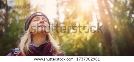 Similar – Image, Stock Photo Young woman hiking the Teide Volcano in Tenerife, Canary Islands, Spain