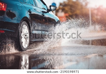 Similar – Image, Stock Photo Reflection in a rainwater barrel