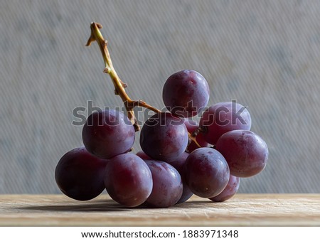 bunch of red grapes  on the stalk ストックフォト © 