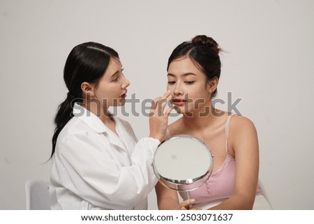 Similar – Image, Stock Photo Doctor Who ? care