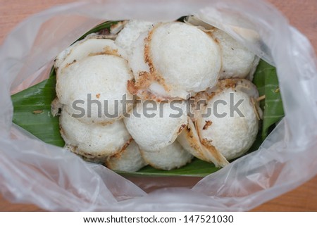 Thai coconut cake