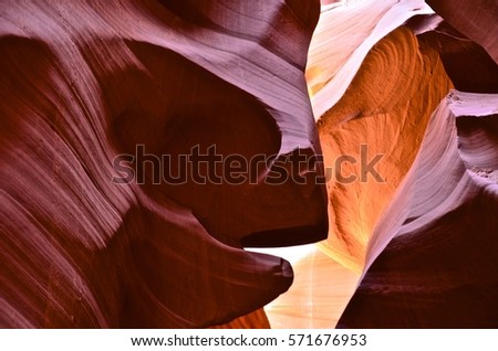 Similar – Image, Stock Photo Antelope Canyon II