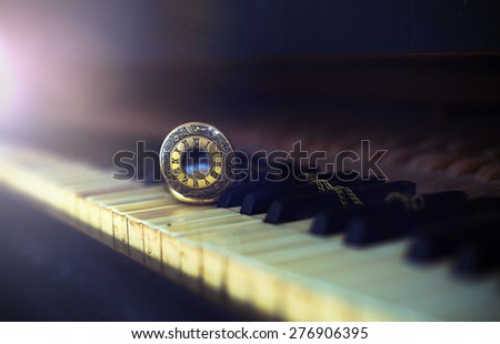 Similar – Image, Stock Photo Piano Keys Dusty Beautiful