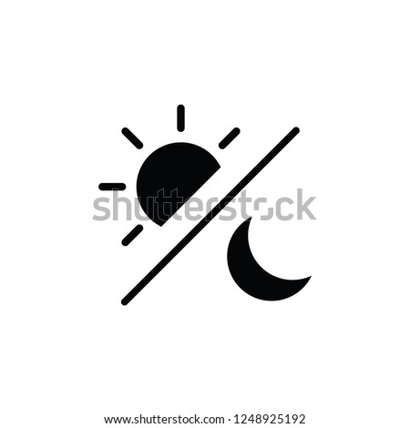 Day and Night icon vector