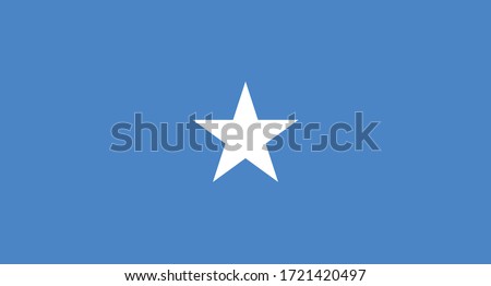 vector illustration of Somalia flag
