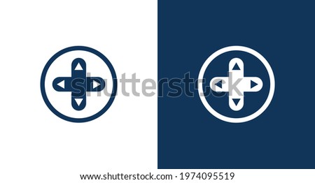 Television remote plus control icon illustration isolated vector sign symbol