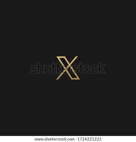 Creative unique stylish X initial based letter icon logo