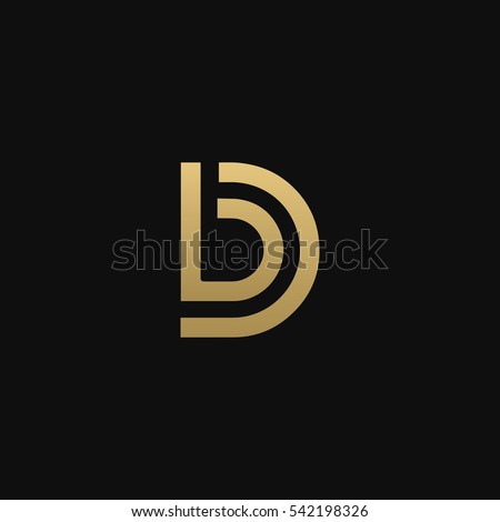 BD or DB logo icon