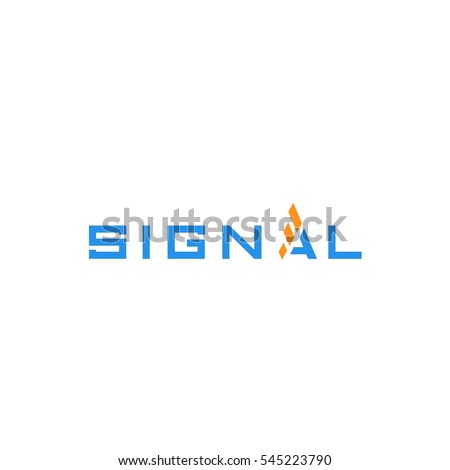signal logo vector eps