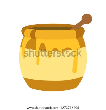 Honey pot emoji vector