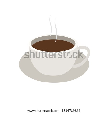 Coffee emoji vector