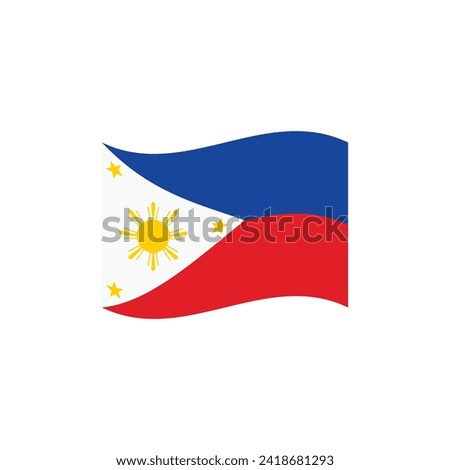 Flag of Philippines vector symbol