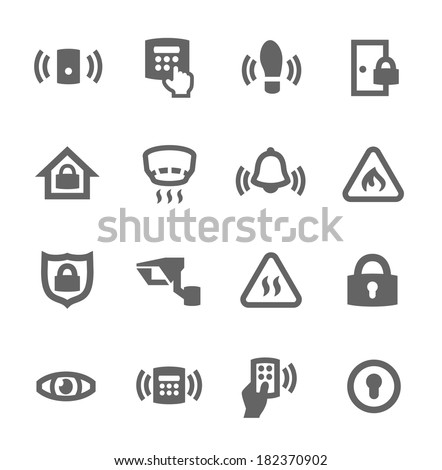 Simple set of media related vector icons for your design