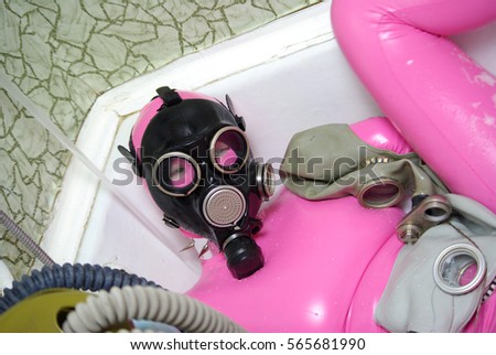 women gas mask fetish Pictures puffy nipples and pussy