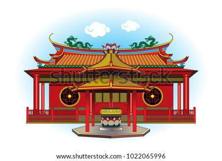 Vihara.
Vihara (Klenteng) is a temple of worship of taoism, as well as Confucius.