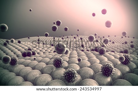 cells and viruses, High quality 3d render of fat cells, cholesterol in a cells, cell structure, field of cells, Cell division, Microscopic image of cells, 3d rendering, Cells,