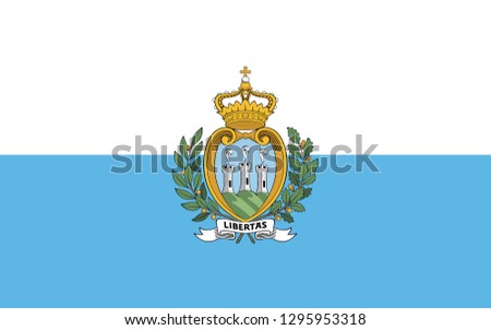 flag of San Marino. page symbol for your web site design San Marino flag logo, app, UI. San Marino flag Vector illustration, EPS10. 