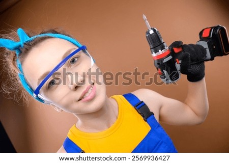 Similar – Image, Stock Photo Tools belt in real worker