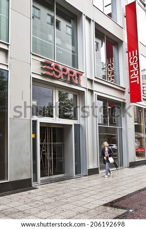 FRANKFURT,GERMANY-JUNE 29:Esprit store on June 29,2014 in Frankfurt, Germany.