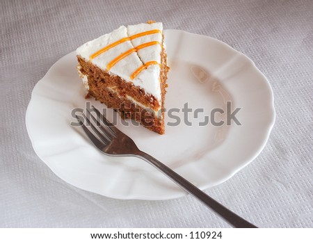 piece of carrot cake