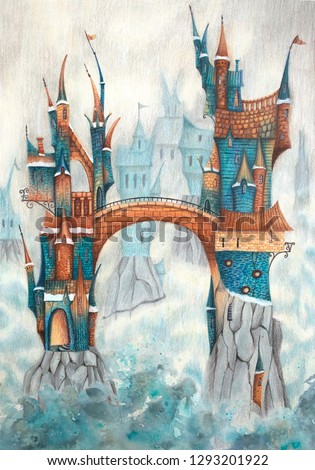 Similar – Image, Stock Photo Painting Whimsical Facade