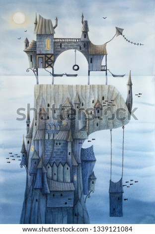 Similar – Image, Stock Photo Painting Whimsical Facade