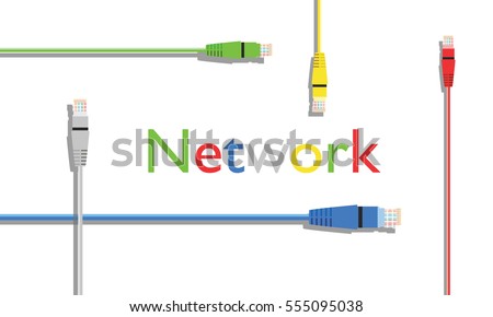 net work cables background