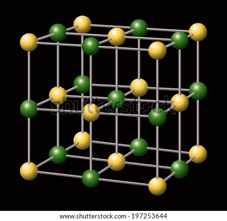 Sodium Chloride - Nacl - Salt - Sodium And Chloride Ions A Forming The ...