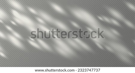 Sunlight on a wall overlay, sunbeams in a room light effect, sunny day effect for product presentation isolated on a gray background. Minimalist interior. Vector illustration.