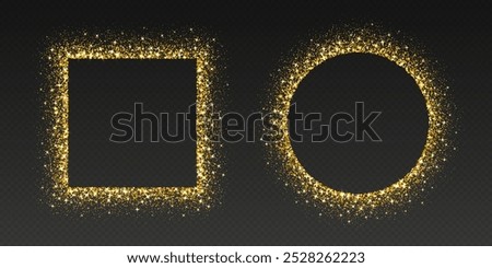 Similar – Image, Stock Photo Christmas decoration as frame on a blue paper background