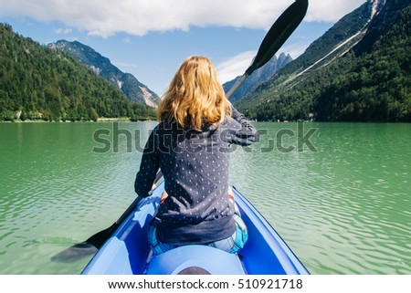 Similar – Image, Stock Photo (er)live Lake Louise