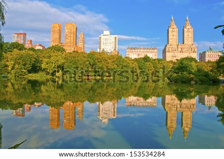 Upper West Side Skyline from Central Park, New York City