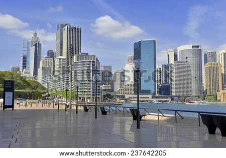 SYDNEY - CIRCA NOVEMBER 2014. Ordinarily considered a safe, tourist-friendly city, Sydney Australia was the site of a hostage situation potentially involving ISIS on December 15, 2014.