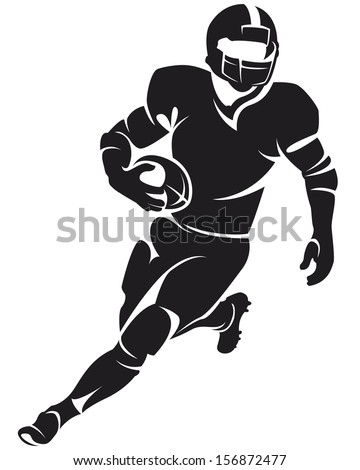 Free Football Player Silhouettes Vector Images | 123Freevectors
