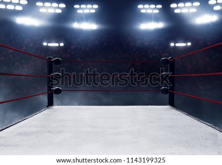 Professional boxing ring  Foto d'archivio © 
