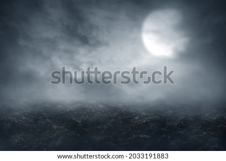 Scary horror background, halloween theme