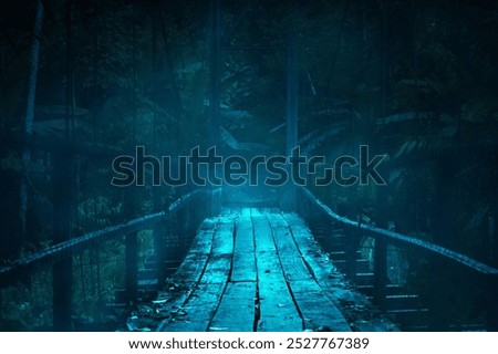 Similar – Image, Stock Photo Evil bridge