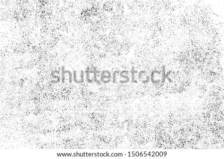 Grunge background black and white. Cracks, chips, scratches, dust texture. Abstract city wall. Dirty old surface. Vector vintage pattern