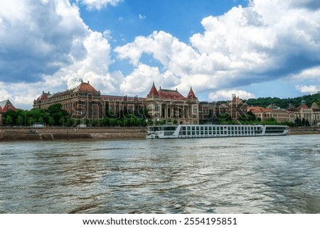 Similar – Image, Stock Photo university Danube River